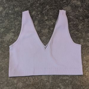 Seamless Ribbed Forever Longline Bralette top